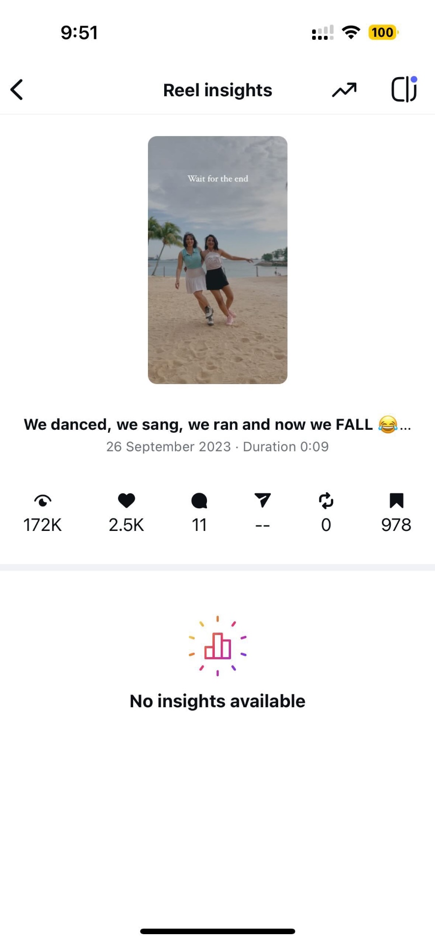 We danced, we sang, we ran and now we FALL