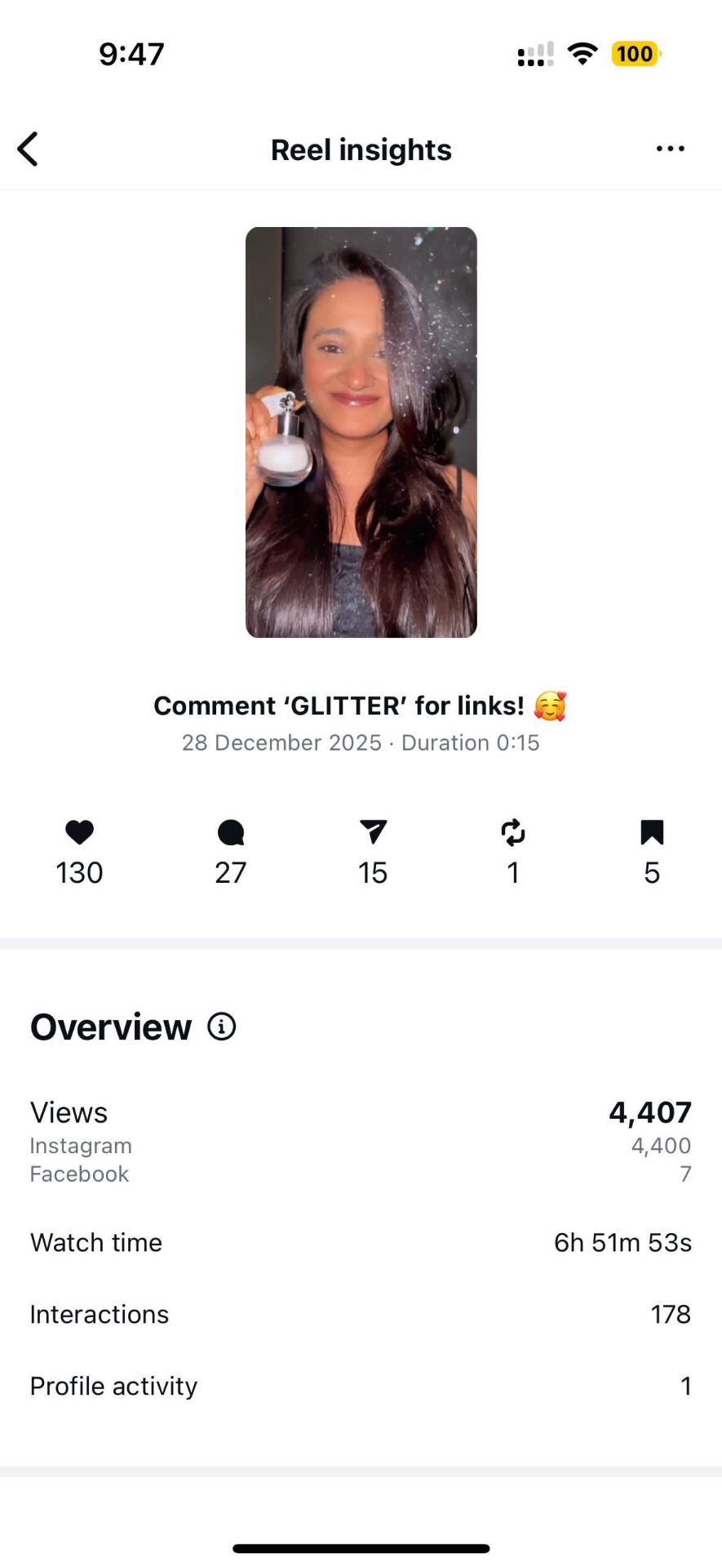 Comment 'GLITTER' for links